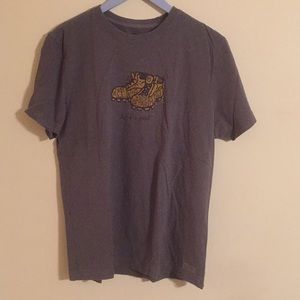 Gray Life Is Good t-shirt